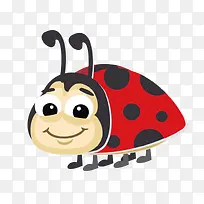 手绘七星瓢虫-空若网 手绘七星瓢虫-空若网