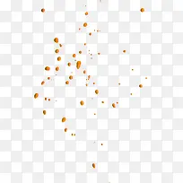 漂浮创意橙色陨石-空若网 漂浮创意橙色陨石-空若网