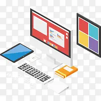 白色台式电脑-空若网 白色台式电脑-空若网