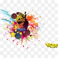 运动缤纷多彩潮流元素-空若网 运动缤纷多彩潮流元素-空若网