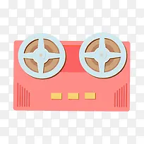 矢量扁平化放映机-空若网 矢量扁平化放映机-空若网