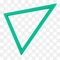 C4D三角形模型仰视-空若网 C4D三角形模型仰视-空若网