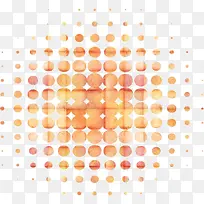 橙色渐变圆形装饰-空若网 橙色渐变圆形装饰-空若网