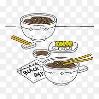面食插画-空若网 面食插画-空若网