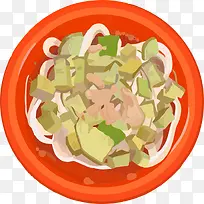 手绘食物插画-空若网 手绘食物插画-空若网