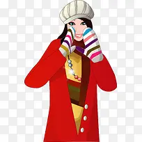 卡通手绘美女-空若网 卡通手绘美女-空若网