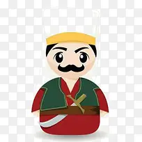 卡通老人-空若网 卡通老人-空若网