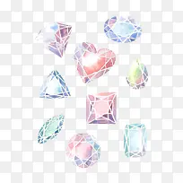 水彩宝石-空若网 水彩宝石-空若网