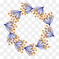 水彩花边框-空若网 水彩花边框-空若网