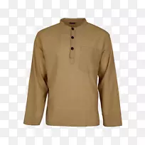 长袖t恤衬衫纽扣棉布-空若网 长袖t恤衬衫纽扣棉布-空若网