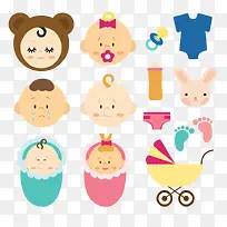 矢量婴儿宝宝-空若网 矢量婴儿宝宝-空若网