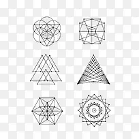 矢量数学图形几何结构图-空若网 矢量数学图形几何结构图-空若网