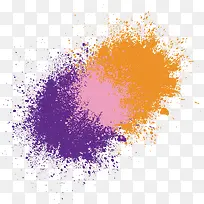 多彩喷溅效果背景-空若网 多彩喷溅效果背景-空若网