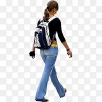 高清摄影背着背包的美女-空若网 高清摄影背着背包的美女-空若网