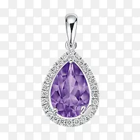 施华洛世奇首饰紫色链坠-空若网 施华洛世奇首饰紫色链坠-空若网