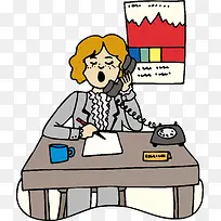 接听电话的前台-空若网 接听电话的前台-空若网