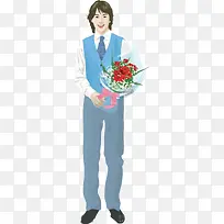 卡通拿花男士-空若网 卡通拿花男士-空若网