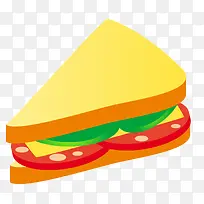 卡通三明治食物设计-空若网 卡通三明治食物设计-空若网