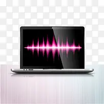 黑色笔记本电脑矢量图-空若网 黑色笔记本电脑矢量图-空若网