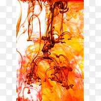 橙色烟雾背景-空若网 橙色烟雾背景-空若网