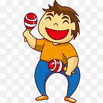 男生手绘卡通矢量-空若网 男生手绘卡通矢量-空若网