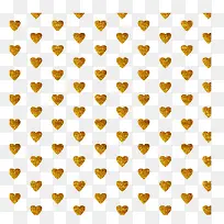 矢量金色爱心无缝背景素材-空若网 矢量金色爱心无缝背景素材-空若网