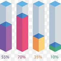 商务科技信息矢量ppt图表-空若网 商务科技信息矢量ppt图表-空若网