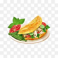 美味食物矢量图装饰-空若网 美味食物矢量图装饰-空若网