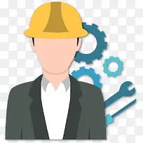 卡通工人形象-空若网 卡通工人形象-空若网