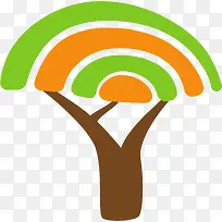 卡通清新创意小树-空若网 卡通清新创意小树-空若网