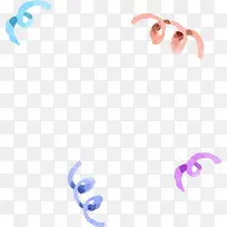 水彩彩带-空若网 水彩彩带-空若网