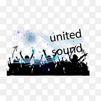 矢量水彩和欢呼的人-空若网 矢量水彩和欢呼的人-空若网