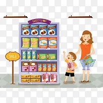 妈妈买食物-空若网 妈妈买食物-空若网