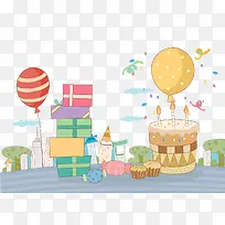 卡通手绘涂鸦背景-空若网 卡通手绘涂鸦背景-空若网