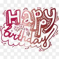 生日快乐英文艺术字-空若网 生日快乐英文艺术字-空若网