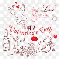 简笔画装饰素材-空若网 简笔画装饰素材-空若网