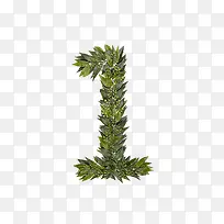 绿叶字母数字1-空若网 绿叶字母数字1-空若网