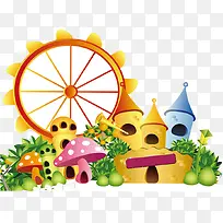 卡通手绘场景元素-空若网 卡通手绘场景元素-空若网