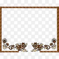 深色系矢量边框-空若网 深色系矢量边框-空若网