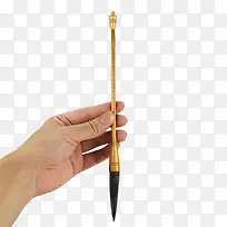 手拿毛笔写毛笔字-空若网 手拿毛笔写毛笔字-空若网