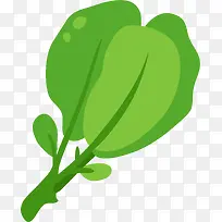 卡通青菜装饰插画-空若网 卡通青菜装饰插画-空若网