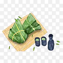 彩色粽子食物元素-空若网 彩色粽子食物元素-空若网