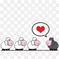 羊纸-创意卡通羊-空若网 羊纸-创意卡通羊-空若网