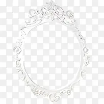 白色花纹相框-空若网 白色花纹相框-空若网