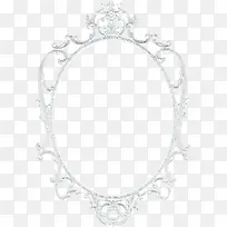 白色花纹镜框-空若网 白色花纹镜框-空若网