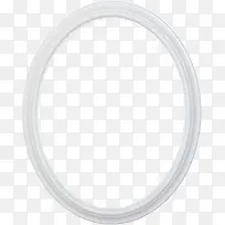 白色椭圆镜框-空若网 白色椭圆镜框-空若网