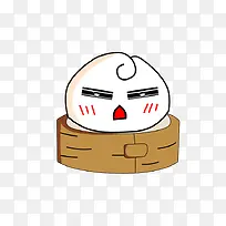 卡通包子表情素材图-空若网 卡通包子表情素材图-空若网