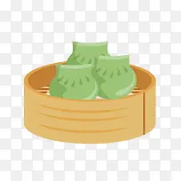 卡通饺子食物素材图-空若网 卡通饺子食物素材图-空若网