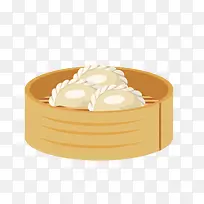 卡通饺子食物素材图-空若网 卡通饺子食物素材图-空若网