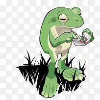 青蛙插画-空若网 青蛙插画-空若网